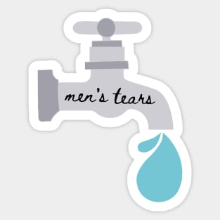 Men's Tears Sticker